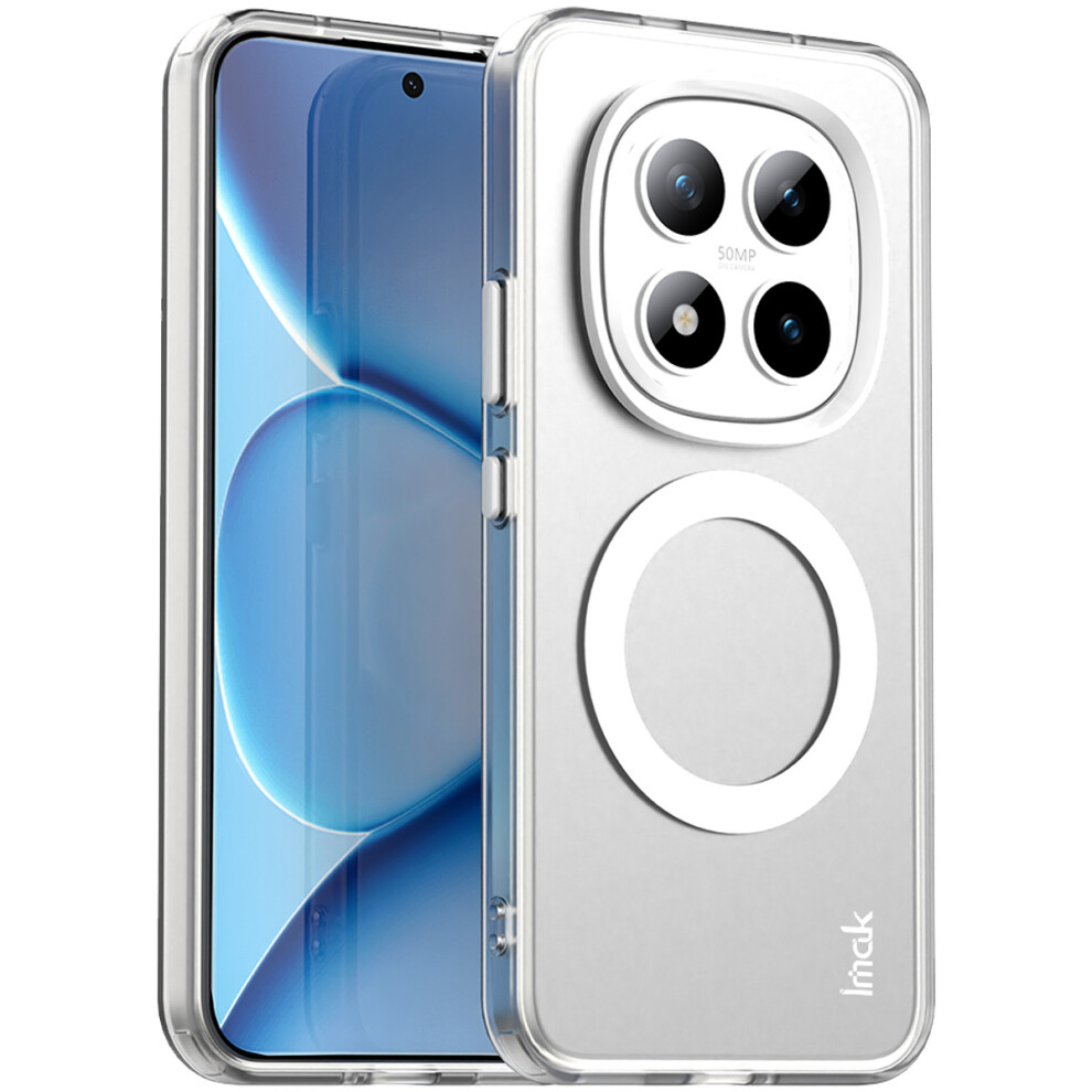 (White) Imak For Xiaomi Poco M8 Pro 5G / Redmi Note 15 Pro+ 5G (Global) / Poco M8 Pro 5G Magnetic Case Pc + Tpu Protective Phone White 6914296961492