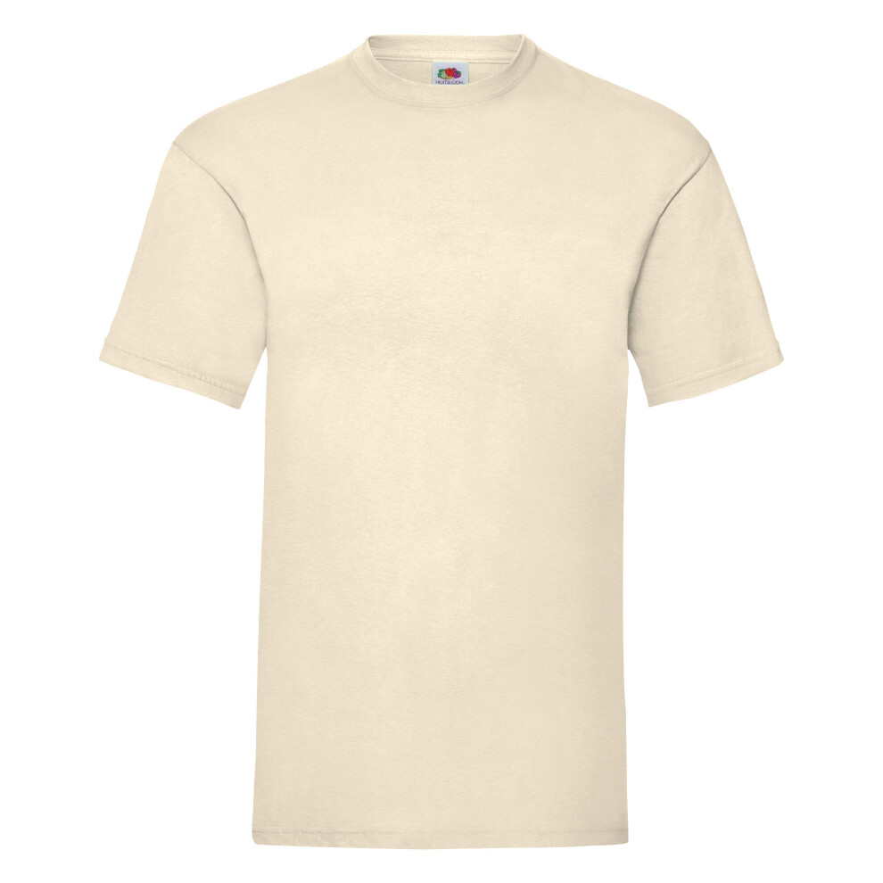 Fruit Of The Loom (3Xl, Natural) Mens Valueweight Short Sleeve T-Shirt