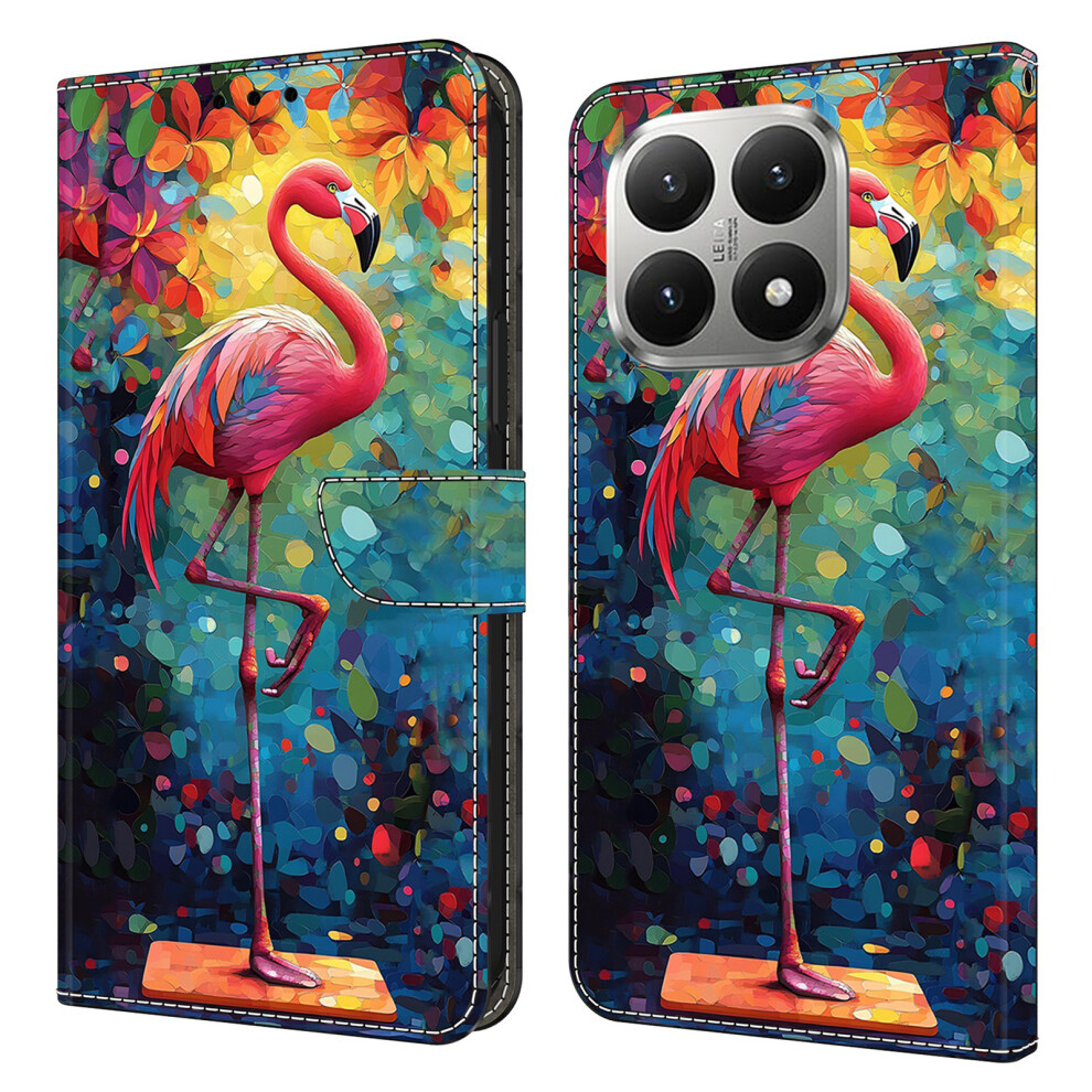 (Bird) For Xiaomi 15T Case Foldable Stand Wallet Pattern Printing Pu Leather Flip Phone Cover 6914291320126