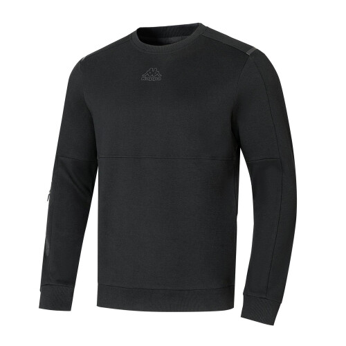 Kappa (L, Black) Kappa Mens Teddy Fleece Sweatshirt 2