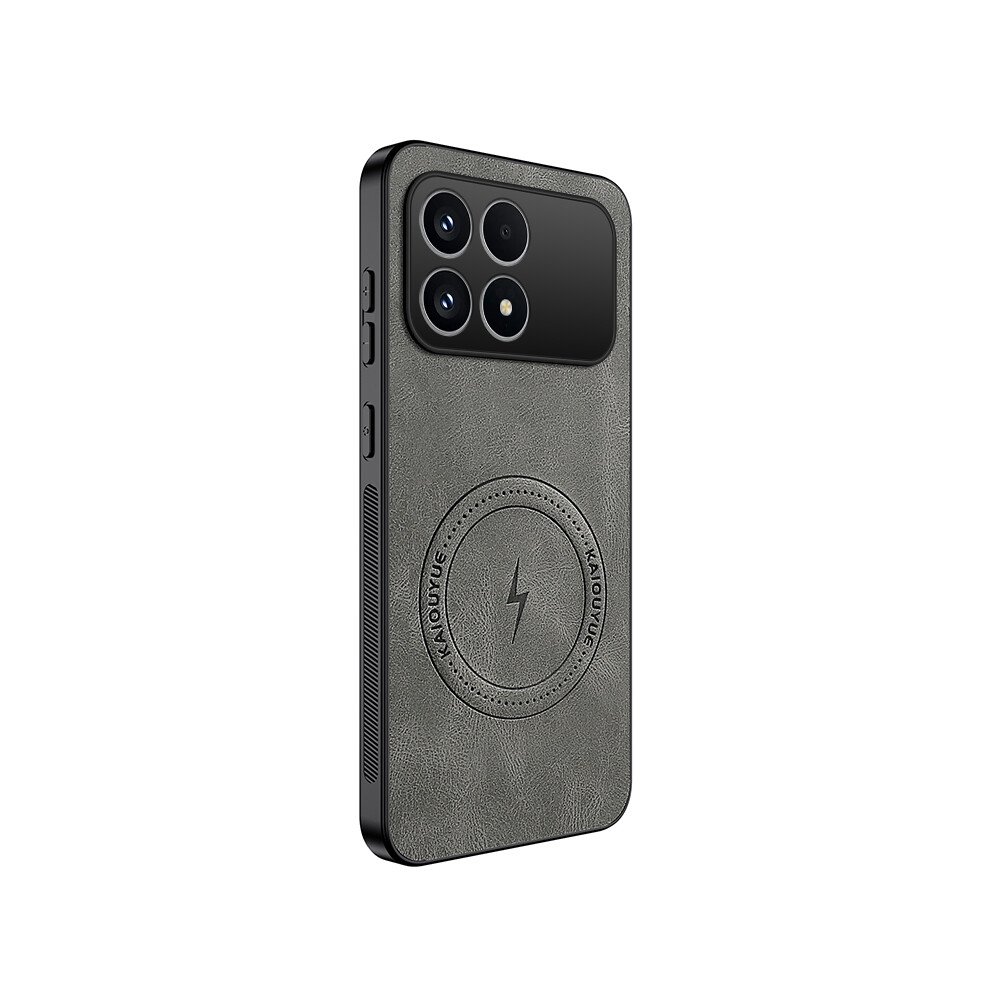 (Grey) Wanlonfeng For Xiaomi Redmi K90 5G / Poco F8 Pro Magnetic Case Sd1 Series Nappa Texture Pc Tpu Phone Cover Grey 6914295967198