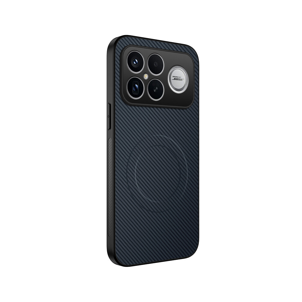 (Sapphire) Wanlonfeng For Xiaomi Redmi K90 Pro Max 5G / Poco F8 Ultra Case Magnetic Case Tq Series Carbon Fiber Texture Pc Tpu Pho Blue 6914297829180
