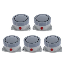 5Pcs Water Leak Detector Alarm 110DB Water Leakage Sensor for Basement for Pipe/Drain/Sink/Faucet Drip
