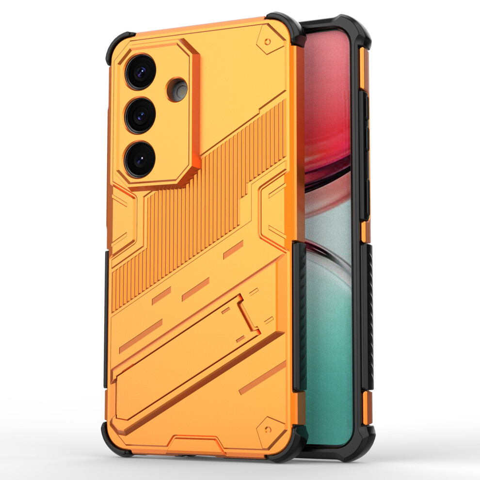(Orange) For Samsung Galaxy S26+ Case Pc + Tpu Shockproof Phone Cover With Kickstand Orange 6914299891437