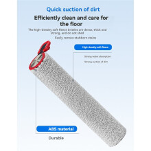 5PCS Roller Brush and Hepa Filter for Midea S60/S60 Pro/S60 Ultra Vacuum Floor Scrubber Replacement Accessories