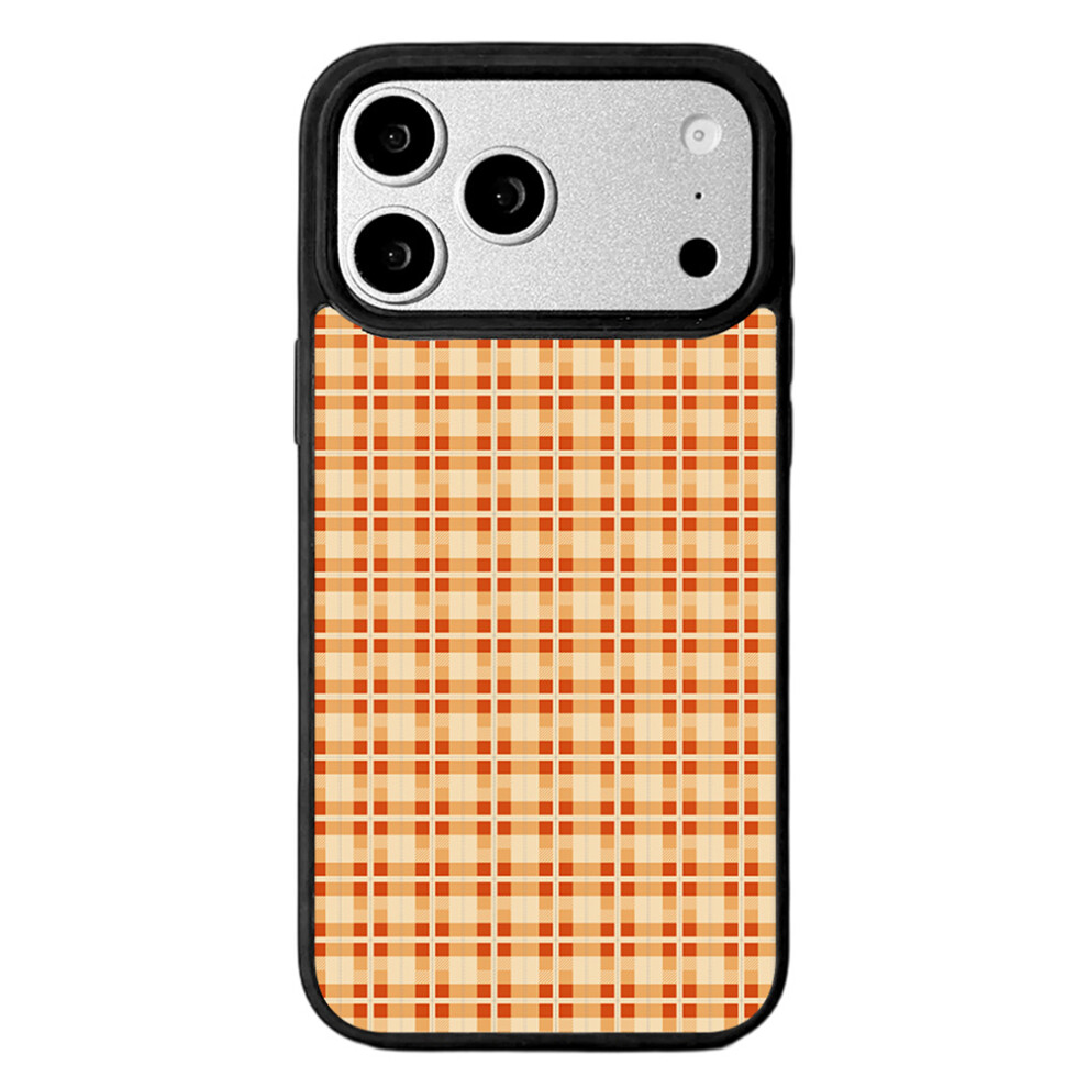 (British Style Grid) Eycase Grid Series For Iphone 17 Pro Max Magnetic Case Edge Tpu + Acrylic Cover Compatible With Magsafe Black 6914293520029