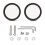 2PCS Multifunctional Suitcase Wheels Smooth Rolling Replacement Parts 63 silver 1