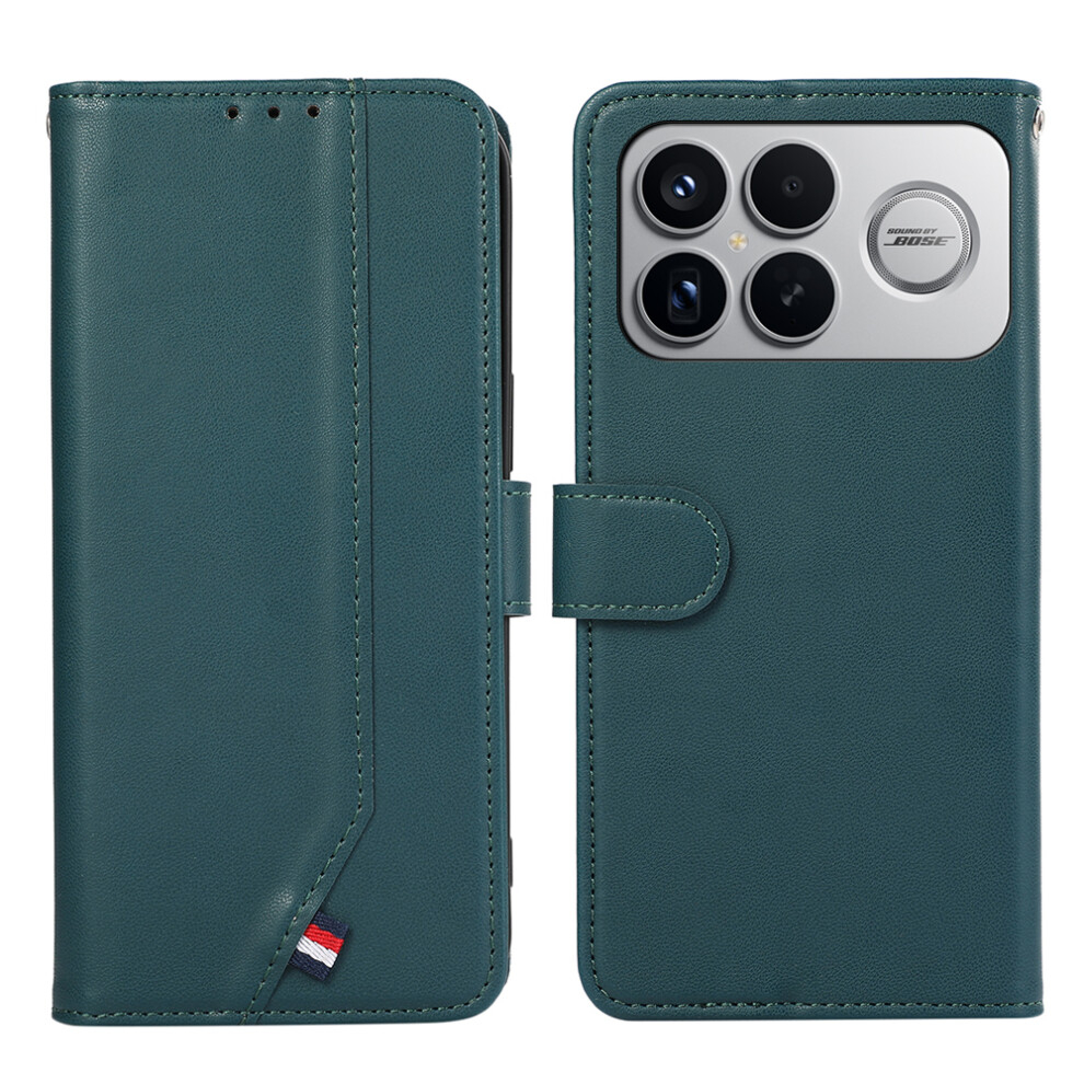 (Green) Phone Case For Xiaomi Redmi K90 Pro Max 5G / Poco F8 Ultra Rfid Blocking Flip Leather Phone Cover Green 6914297846033