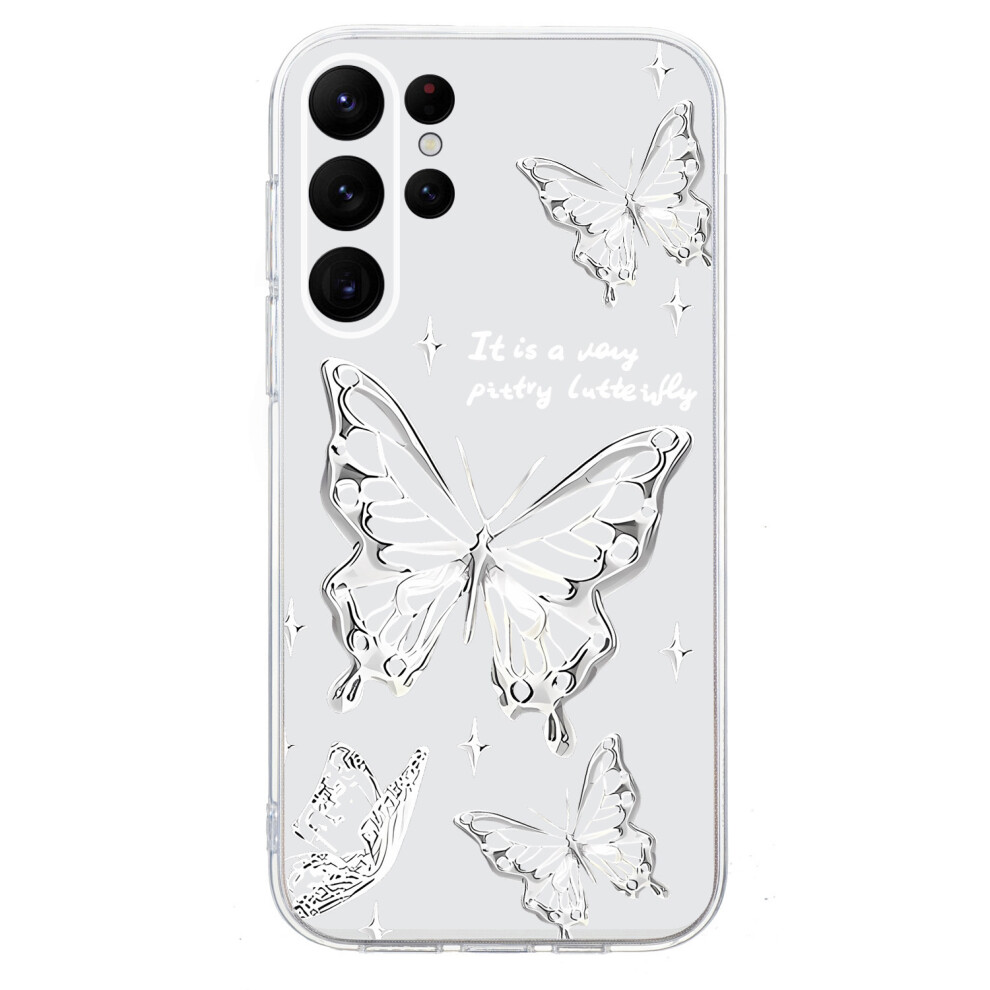 (Butterfly) For Samsung Galaxy S26 Ultra Case Soft Tpu Pattern Printing Phone Cover 6914298280744