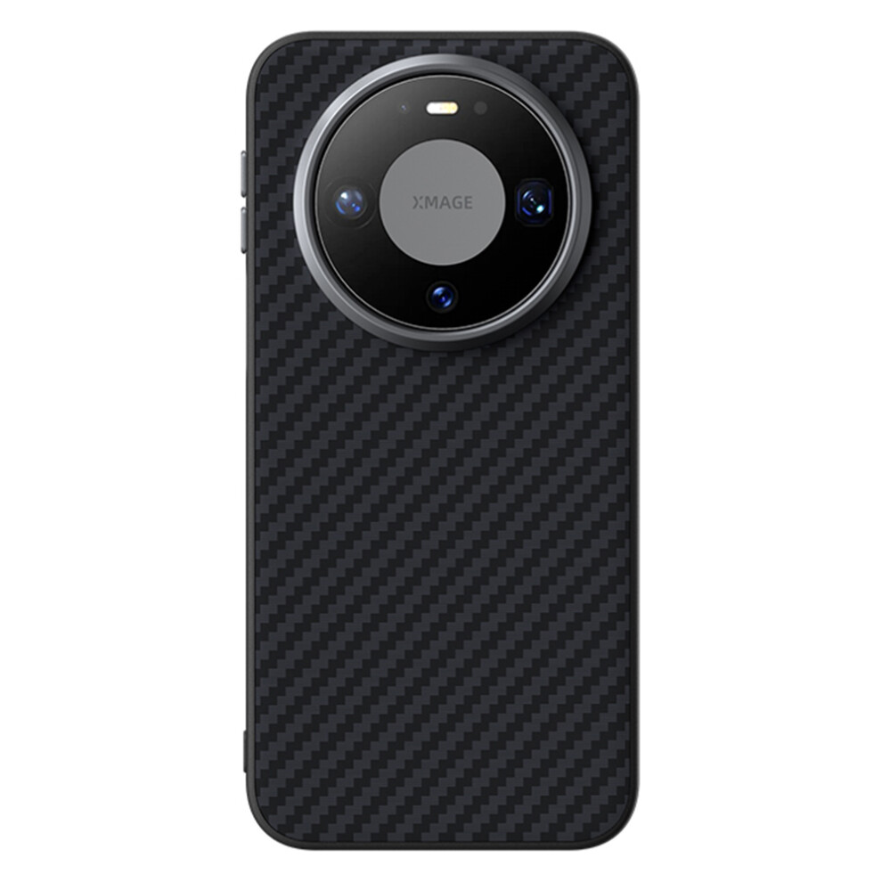 (Black) Abeel For Huawei Mate 80 Magnetic Case Carbon Fiber Texture Phone Back Cover Black 6914296644890