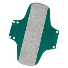 Postpartum Senior Bladder Control Pad Hypoallergenics Cotton Layer Dry green gray 280mm