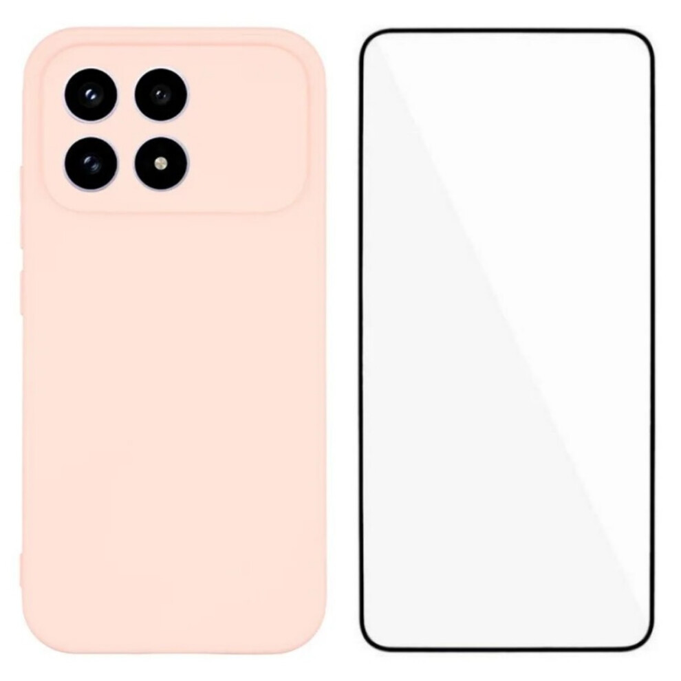 (Pink) Wanlonfeng For Xiaomi Poco F8 Pro / Xiaomi Redmi K90 5G Case Zb Series Precise Cutouts Straight Edge Tpu Phone Cover Wi Pink 6914297003078
