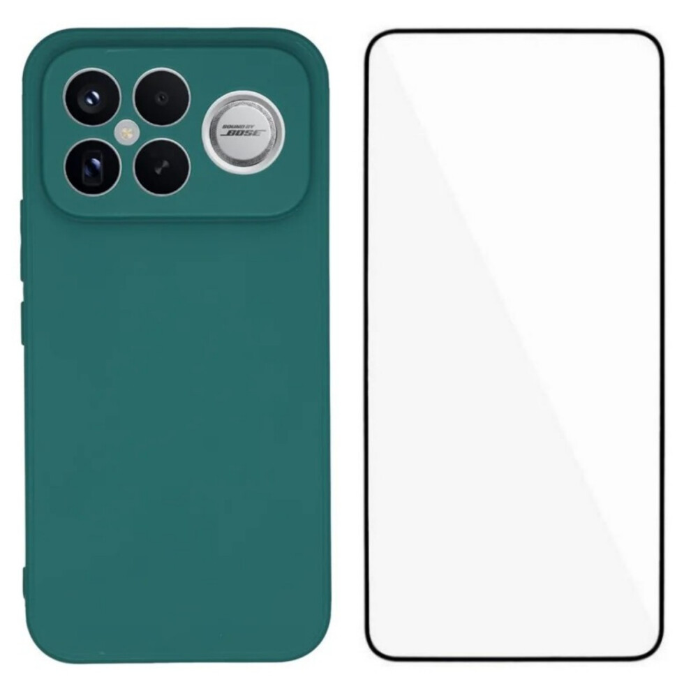 (Army ) Wanlonfeng For Xiaomi Poco F8 Ultra / Xiaomi Redmi K90 Pro Max 5G Case Zb Series Precise Cutouts Straight Edge Tpu Phon Green 6914294980150