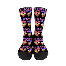 Athletic Socks Slip Resistant Gym Workout Socks Breathable Cartoon for Men Women 4