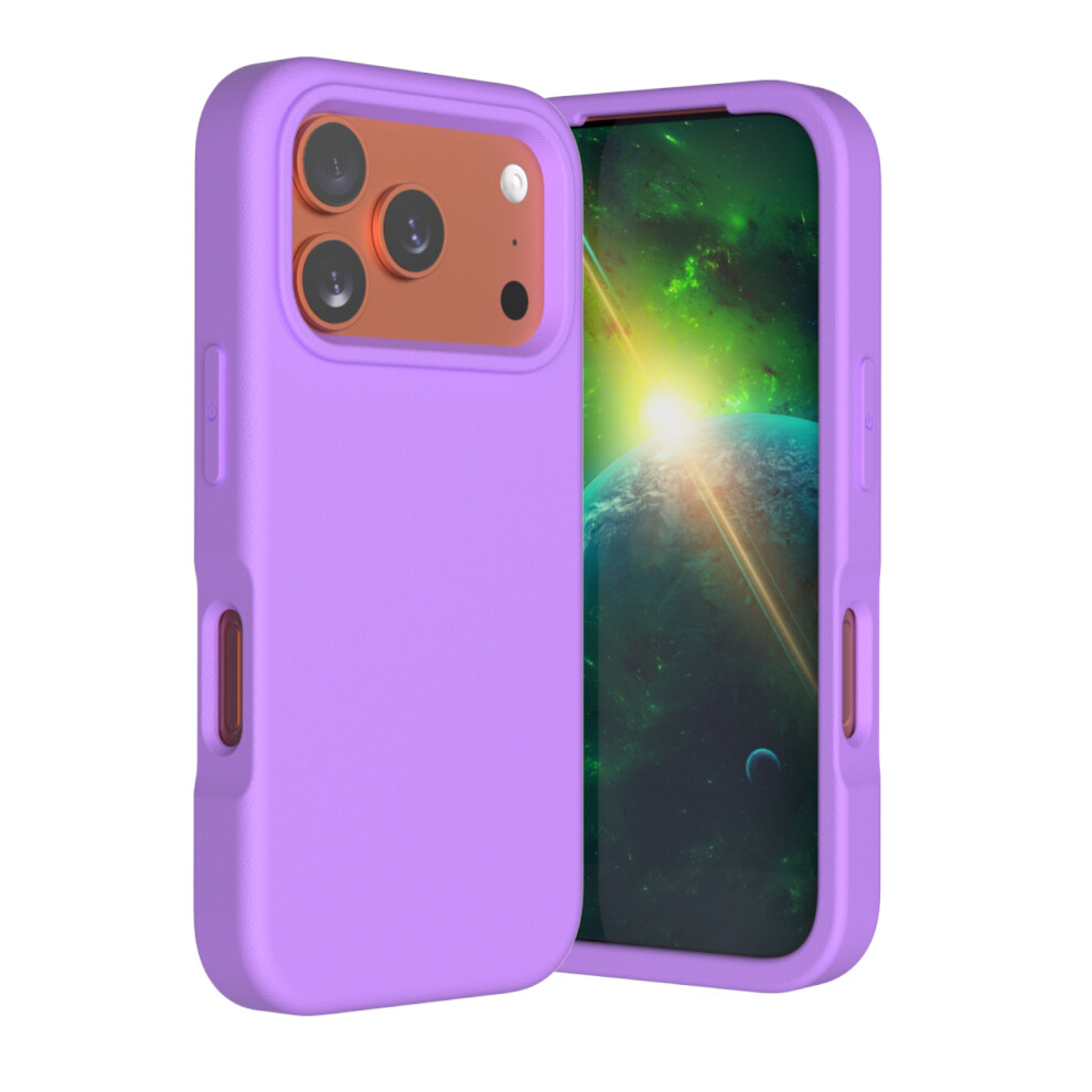 (Purple) For Iphone 17 Pro Case Shockproof Eva Phone Back Cover Purple 6914298617496