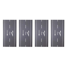 Modular Plastic Road Tiles For Creative Building And Educational Play left turnarrow