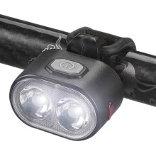 Bike Headlight 100Lm Brightness 300mAh Battery IP66 Waterproof Headlight Taillight for Night Cycling(Black)