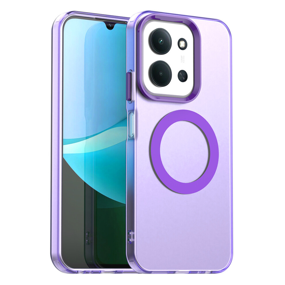 (Purple) For Xiaomi Redmi 15C 4G (Global) (171Mm) Case Magnetic Case Anti Drop Hybrid Phone Back Cover Purple 6914291760762