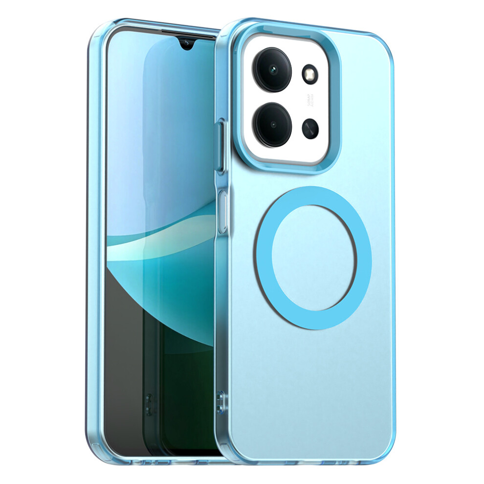 (Blue) For Xiaomi Redmi 15C 4G (Global) (171Mm) Case Magnetic Case Anti Drop Hybrid Phone Back Cover Blue 6914291933029