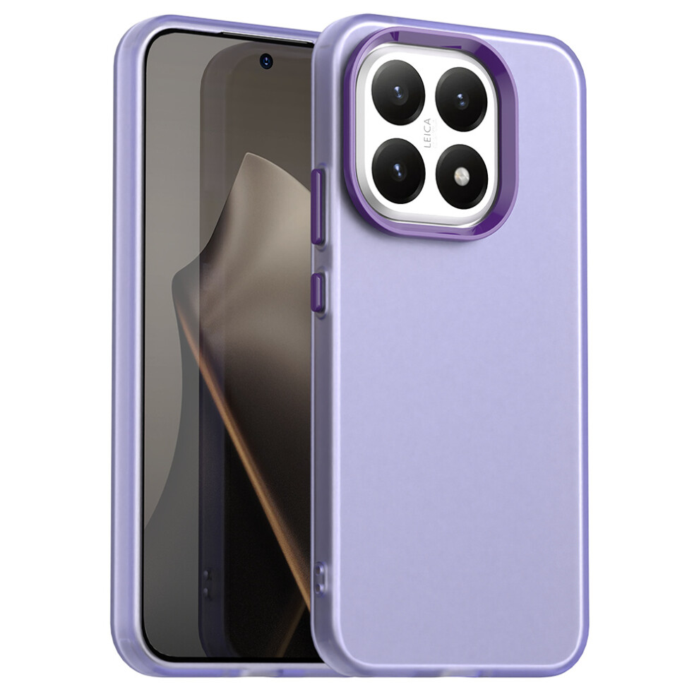 (Purple) For Xiaomi 15T Case Pc + Tpu + Pet Matte Anti-Drop Phone Back Cover Purple 6914293695628
