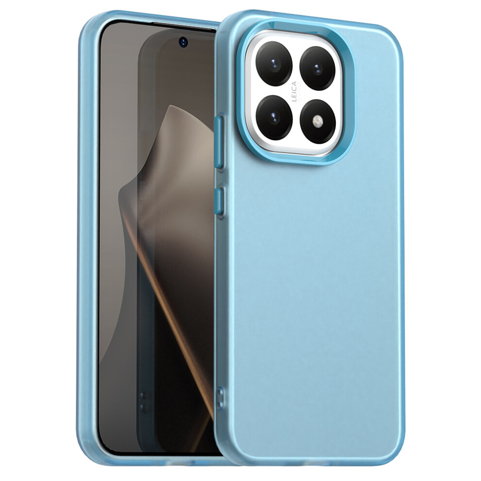 (Blue) For Xiaomi 15T Case Pc + Tpu + Pet Matte Anti-Drop Phone Back Cover Blue 6914291457907