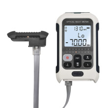 TM570 optische vermogensmeter met visuele foutzoeker, gevoed door een oplaadbare batterij. 3-in-1 glasvezelvermogensmeter, glasvezeltester met RJ