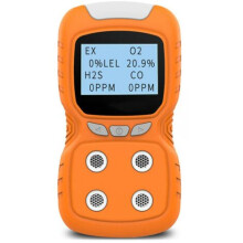 Gasdetector 4 Gasmonitor Meter Tester Analyser Draagbare Gasdetector CO-monitor Digitale Giftige Gasdetector Oplaadbaar LCD-display Licht Geluid