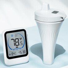 Digitale zwembadthermometer met lcd-scherm, draadloze zwembadthermometer, IPX8 waterdichte temperatuurmeter voor bubbelbaden, ijsbaden, aquariums
