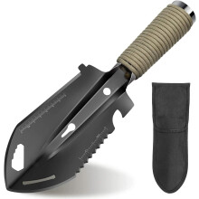 Graafgereedschap voor op de rugzak, handgraafmachine voor kamperen, lichtgewicht graafgereedschap voor wandelen, kleine multifunctionele pot met