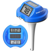 Digitale drijvende solar zwembadthermometer met groot, zeer nauwkeurig, condensvrij display en dubbelzijdig scherm voor zwembaden, aquariums, spa