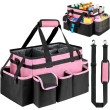 Sac de nettoyage Cadet, organisateur de produits de nettoyage avec poignée, bandoulière et séparateur amovible, sac de rangement pour outils de n