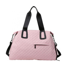 Large Capacity Travel Bags Practical Oxford Fabric Wet and-Pink