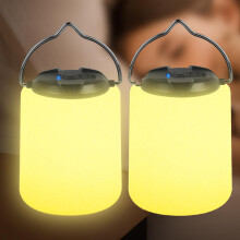 Oplaadbare campinglamp - 3000K warm licht, instelbare helderheid, 3 lichtstanden, draagbare waterdichte tentlamp voor wandelen en stroomuitval.