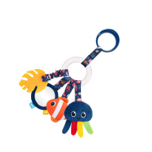 Baby Bed Whale Shaped Hanging Supplies Blue Teether Toy For Infant Entertainment OC