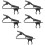 5Pcs Microphone Iron Clip Tie C-Type Mic Lapel Microphone Accessories for Collar Clips for Condenser Microphones 1