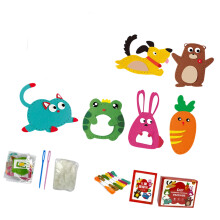 Creative Sewing Toy Children Handmade Craft Project Pendnat Making Materials animal