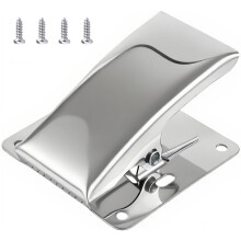 Stainless Fish Fillet Clamps Tail Clip with Mounting Screws Washing Board Tool