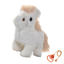 Electric Plush Toy Walking Singing Electric Plush Toy Stuffed Animal Ponies Toy White