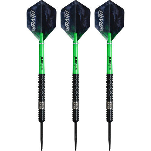 Unicorn (24g, Black/Green) Unicorn Wraith Smith Tungsten Darts 2