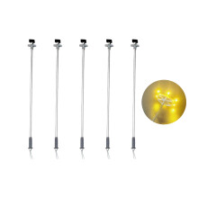 LED Illuminated HO Scale High Mast Light Model for Authentic Railway No1 light warm white
