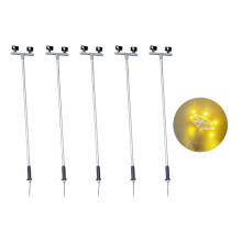 Easy Assembly High Mast Light Model HO Scale for Quick Mount LED No2 light warm white