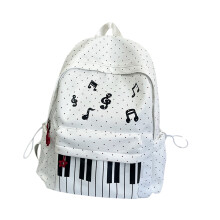 School Backpacks for Teen Women Laptop Backpacks College Middle School Bookbags White red