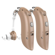Rechargeable Hearing Aids for Seniors Type-C - Hearing Aids With Noise-Canceling - Each Hearing(Beige)