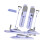 Detachable Abdominal Trainer with Skiing Simulation Technology Regulable Purple 1
