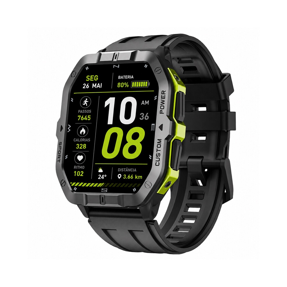 Smartwatch C32pro 2Atm Gps Swim Compass Bluetooth Call (Green) Green 6976917411748