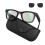 MT5 Ultra AI Smart Glasses 2000mAh Leather Charging Case (Black) 1