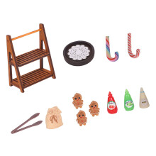Wood Pastries Mini Dessert Bread For Dollhouses Parties Toy Furniture Decors girl