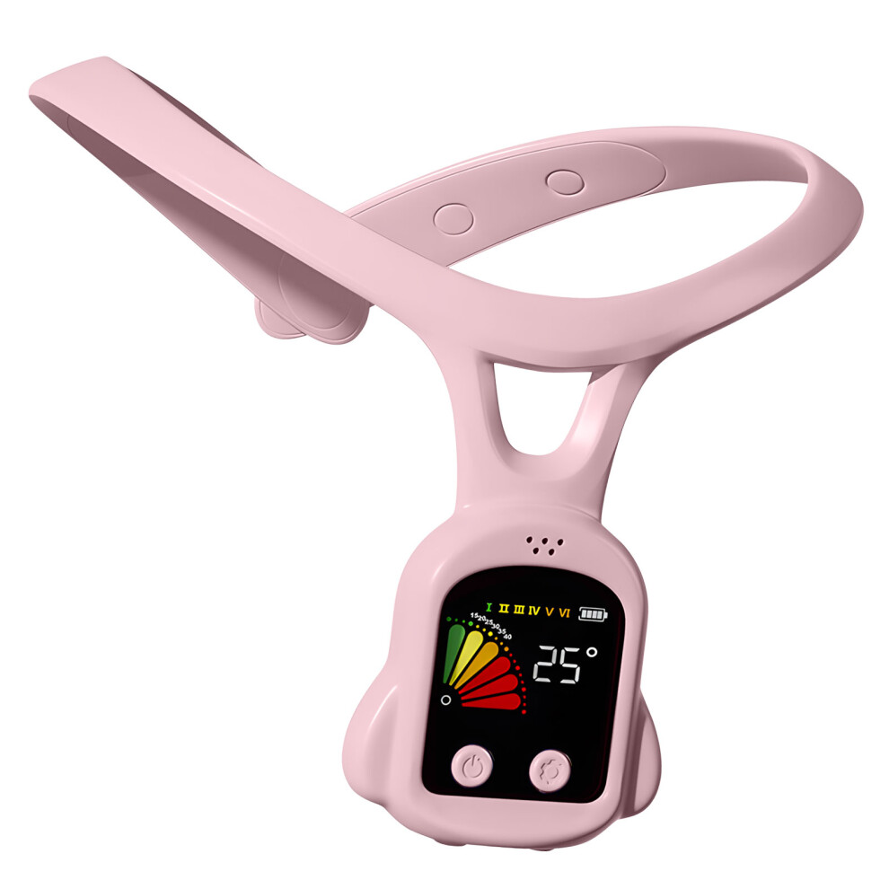 LED Display Pose Corrector For Spine Alignment And Sitting Position Improvement Pink