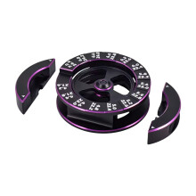 Accurate Aluminum Alloy Chassis Measurement Tool Optimizes 1/10 Model Vehicle Purple