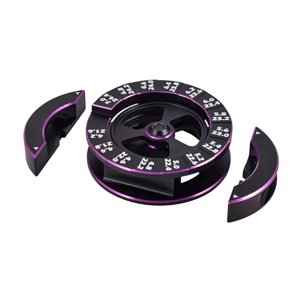 Accurate Aluminum Alloy Chassis Measurement Tool Optimizes 1/10 Model Vehicle Purple 7696002352174